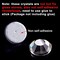 144 Pieces SS40 / 8mm Clear Crystal Flat Back Brilliant Round Rhinestones Glass Stones Glitter Gems Transparent Faux Diamond (Clear)
